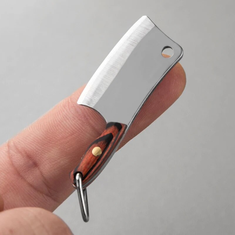 Mini Kitchen Knife Unboxing Portable Small Blade Wine Bottle Opening Paper Cutting EDC Fixed Blade Keychain Knife ShopOnlyDeal