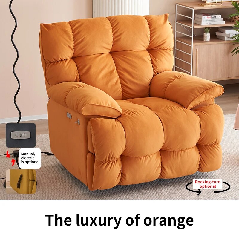 Luxury Living Room Chair Comfortable Mobile Nordic Folding Couch Lounge Leisure Accent Rocking Chair Massage Meuble De Salon Modern Furniture ShopOnlyDeal