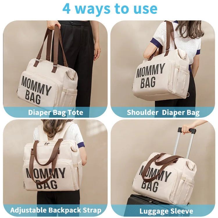 Mommy Bag High-capacity Handheld One Shoulder Oblique Cross Bag Outgoing Convenient Multi Functional Fashion Mother and Baby Bag ShopOnlyDeal