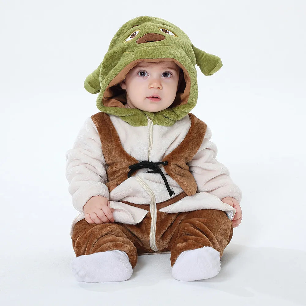 Monster Cosplay Clothes Baby Romper Cotton Onesie Infant Boy Gir Jumpsuit Anime Ropa Bebe Winter Warm Outfit Halloween Costume 2023 ShopOnlyDeal