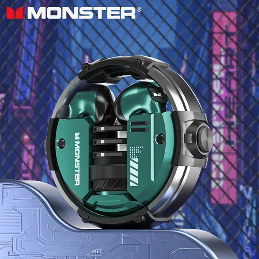 Monster XKT10 Bluetooth Earphones Wireless Headphones Gamer Headset Waterproof TWS Noise Reduction With Microphone Sports Earbud ShopOnlyDeal
