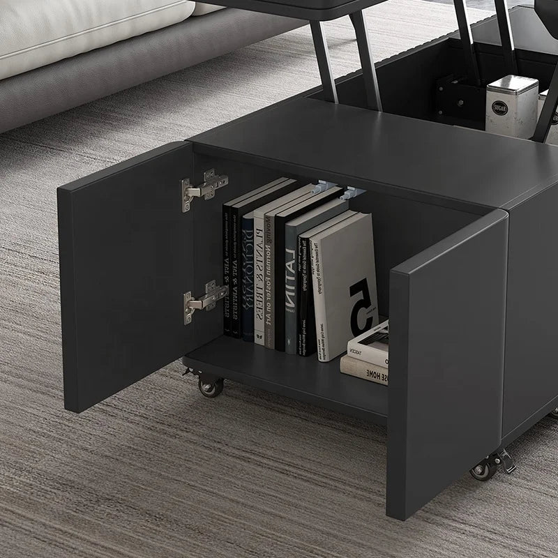 Foldable Multifunction Convertible expandable foldable coffee table lifting with storage ShopOnlyDeal