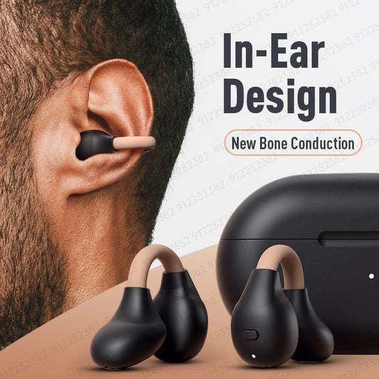 Mydots Bone Conduction Bluetooth Headphones 1:1 For Ambie Sound Wireless Bluetooth Earphones TWS Ear Hook Headset Sport Earbuds ShopOnlyDeal