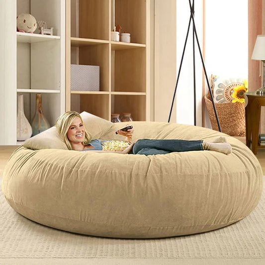 New 7ft filled bean bag large lazy sofa living room sofas   giant ShopOnlyDeal