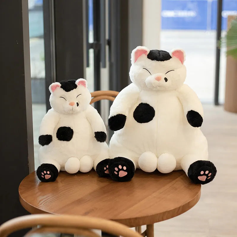 Funny Cat Stuffed Animal Toys Arrive 35cm Japanese Kawaii Soft Plush Cat Toys Stuffed Animal Dolls Kids Gift Lovely Fat Cats Pillow Home Decoration ShopOnlyDeal