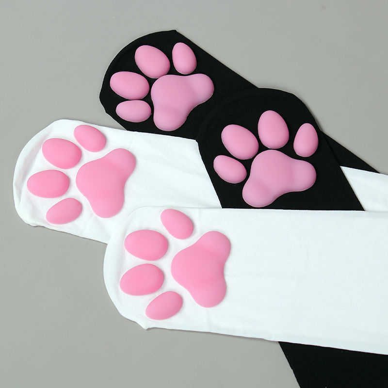 Cat Paw Socks for Women Girls Lolita Kawaii 3d Cat Claw Toe Beanies Cute Gift Lolita Pawpads Cosplay Cat Paw Pad Thigh High Sock Uptrends