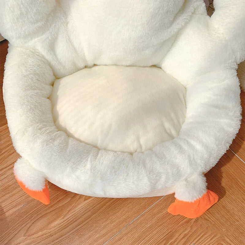 Duck Cushion One-piece Plush For Chair Office Seat Butt Mat Soft Cushion Stuffed Waist Support Back Pad Home Decoration ShopOnlyDeal