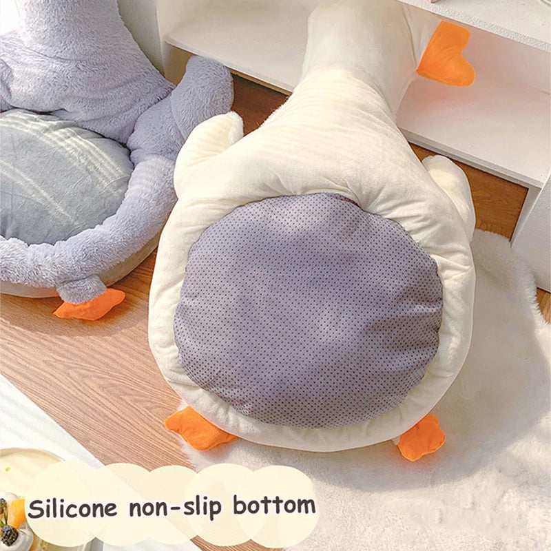 Duck Cushion One-piece Plush For Chair Office Seat Butt Mat Soft Cushion Stuffed Waist Support Back Pad Home Decoration ShopOnlyDeal