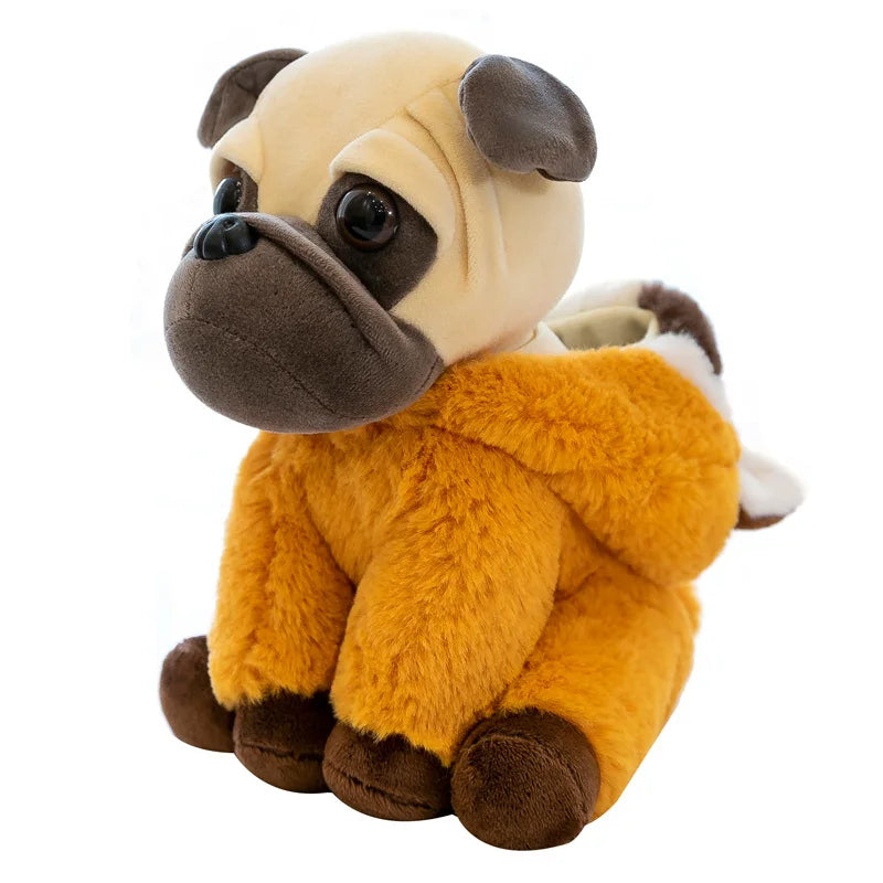 Kawaii Pug Dog Plush Toys Dog Lovers Plushie SharPei Bulldog Cosplay Raccoon Elk Bear Monkey Donkey Animals Stuffed Doll Kids Gift ShopOnlyDeal