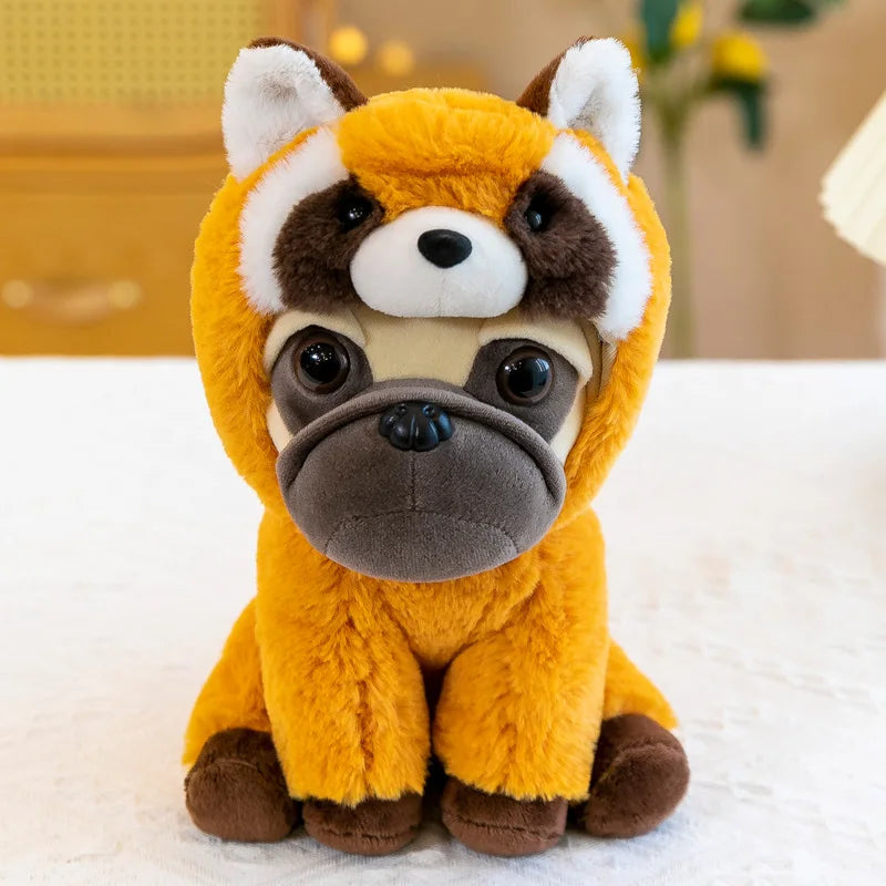 Kawaii Pug Dog Plush Toys Dog Lovers Plushie SharPei Bulldog Cosplay Raccoon Elk Bear Monkey Donkey Animals Stuffed Doll Kids Gift ShopOnlyDeal