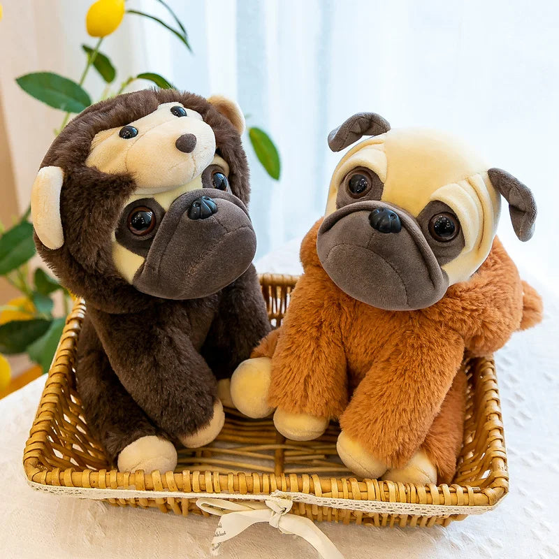 Kawaii Pug Dog Plush Toys Dog Lovers Plushie SharPei Bulldog Cosplay Raccoon Elk Bear Monkey Donkey Animals Stuffed Doll Kids Gift ShopOnlyDeal