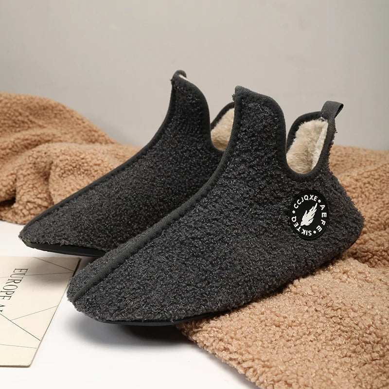 Men Winter Slippers High Quality Light Weight Disign Shoes Fashion Women Plush Slipper Warm Slip on Casual Shoe for Couples ShopOnlyDeal