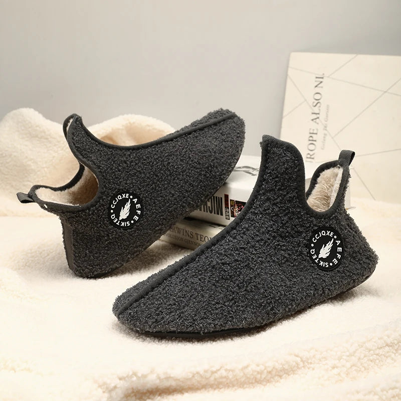 Men Winter Slippers High Quality Light Weight Disign Shoes Fashion Women Plush Slipper Warm Slip on Casual Shoe for Couples ShopOnlyDeal