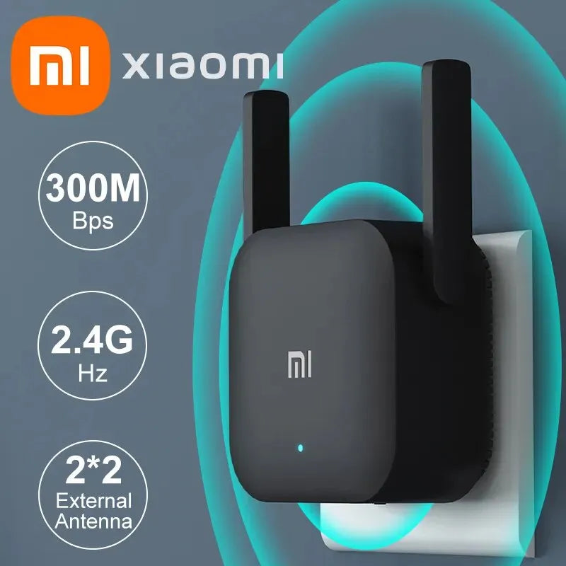 New Original Xiaomi Wifi Amplifier Pro 300M 2.4G Repeater Network Expander Range Extender Roteader Mi Wireless Wi-Fi Router ShopOnlyDeal