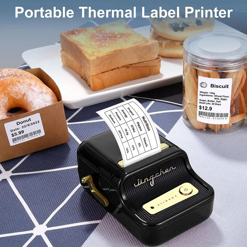 Mini Portable Thermal Adhesive Label Printer Office Equipment Mini Multifunctional Pocket Inkless Printer For Mobile ShopOnlyDeal