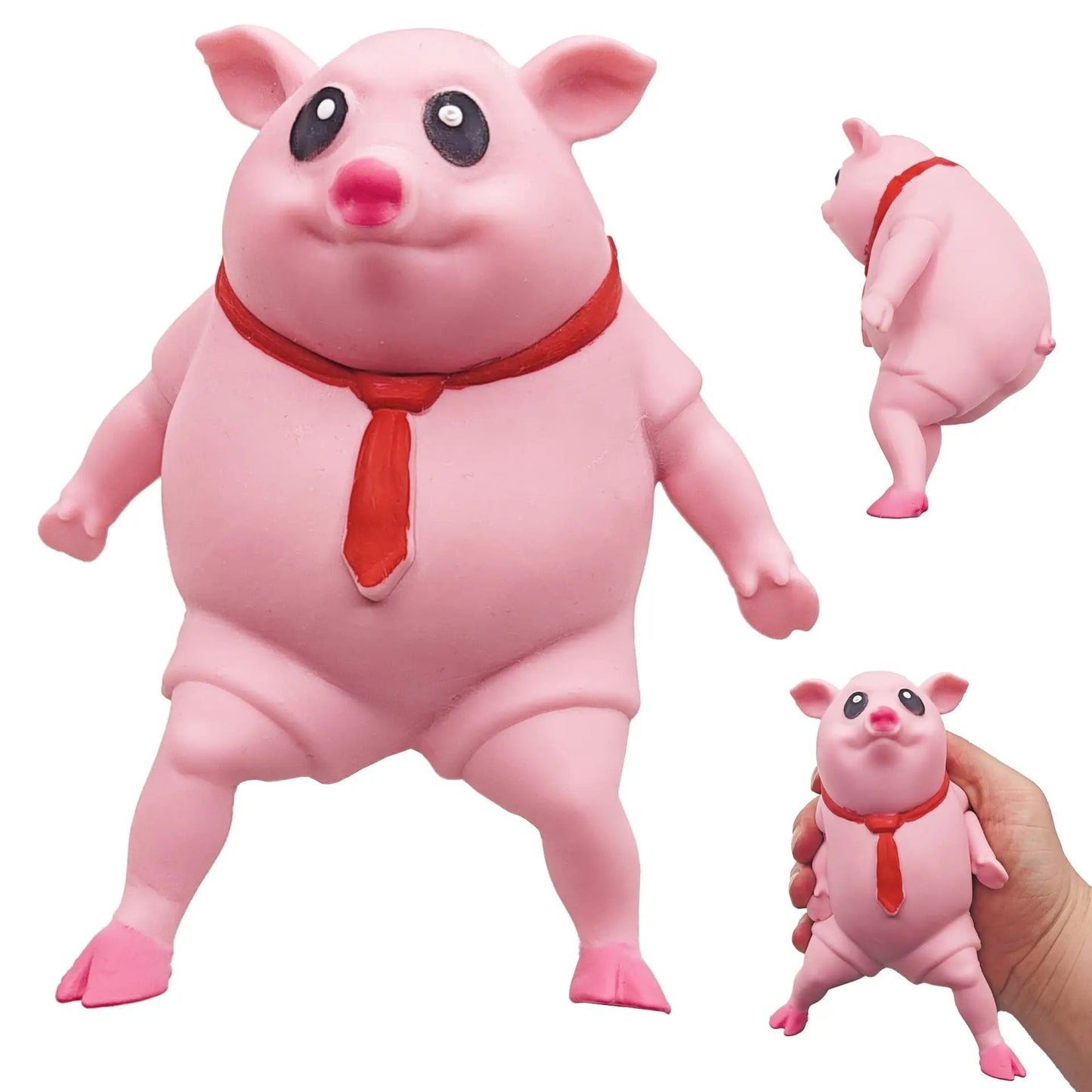 Novelty Cute Decompression Toy Pink Pig Gifts for Kids Adults Decompress and Stress Stretch Animal Anxiety Relief Autism Disorde WLADYSS Plush Toys Store