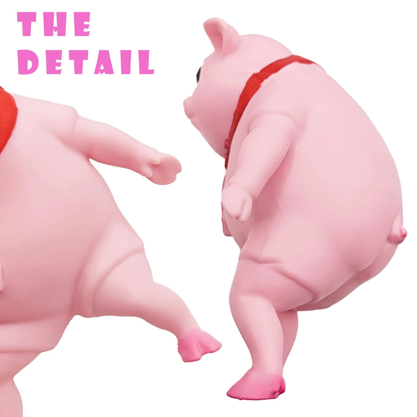 Novelty Cute Decompression Toy Pink Pig Gifts for Kids Adults Decompress and Stress Stretch Animal Anxiety Relief Autism Disorde WLADYSS Plush Toys Store