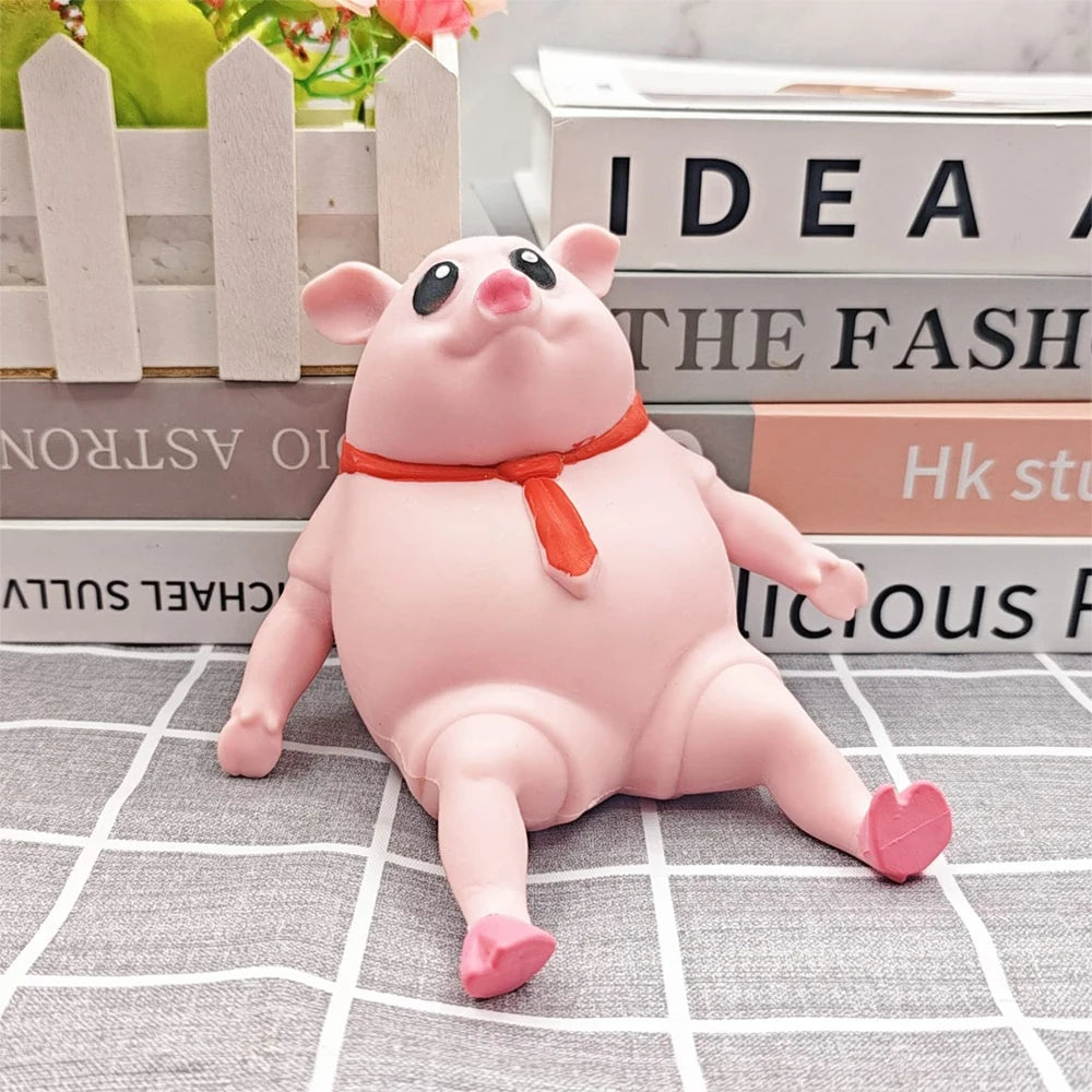 Novelty Cute Decompression Toy Pink Pig Gifts for Kids Adults Decompress and Stress Stretch Animal Anxiety Relief Autism Disorde WLADYSS Plush Toys Store