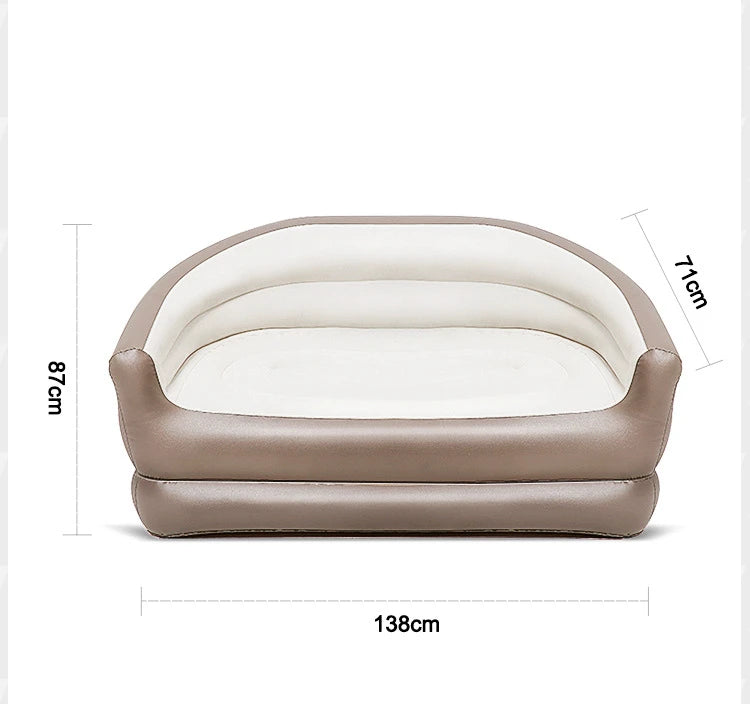Folding Sleeping Mattress Camping Outdoor Inflatable for Home Garden Camp Picnic Beach Portable Inflatable Floating Sofa Bed Picnic ShopOnlyDeal