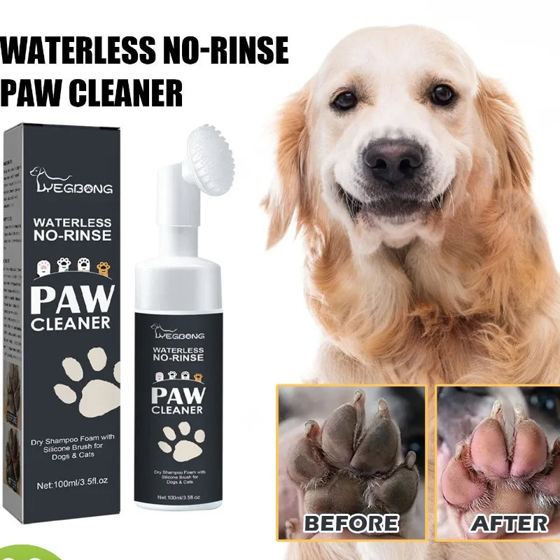 Paw Cleaner Dog Cat Fragrance-free Formula Traditional Bulky Foot And Paw Cleaner Ingredients Coconut Oil Gentian Root Glycerin ShopOnlyDeal