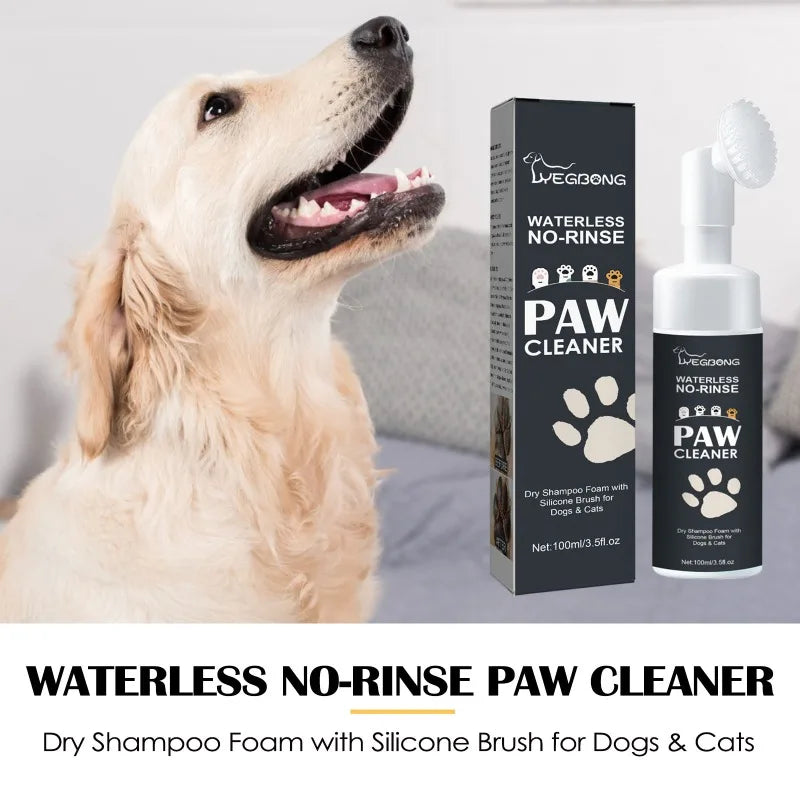 Paw Cleaner Dog Cat Fragrance-free Formula Traditional Bulky Foot And Paw Cleaner Ingredients Coconut Oil Gentian Root Glycerin ShopOnlyDeal