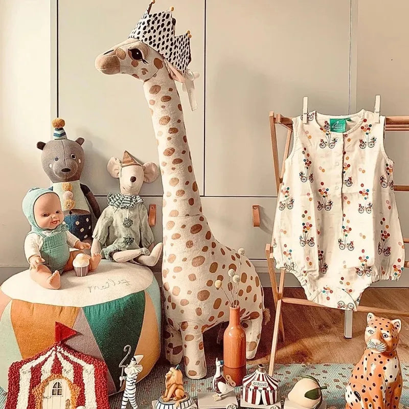 Giraffe Plush Toy Big Size40-85cm Simulation Giraffe Soft Plush Toys Soft Plush Doll Stuffed Sleeping Doll Toy Boys Girls Birthday Gift ShopOnlyDeal