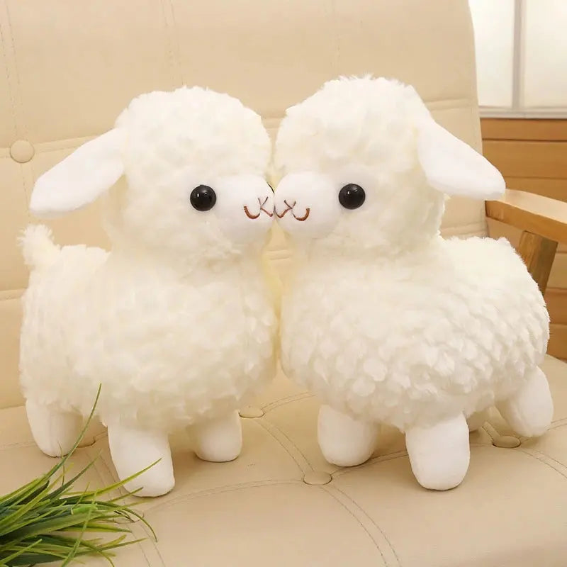 Plush Toy White Sheep Lamb Cute Kawaii Animal Dolls Girl Stuffed Soft Doll Cushion Sofa Pillow Gifts Christmas Birthday Gift ShopOnlyDeal