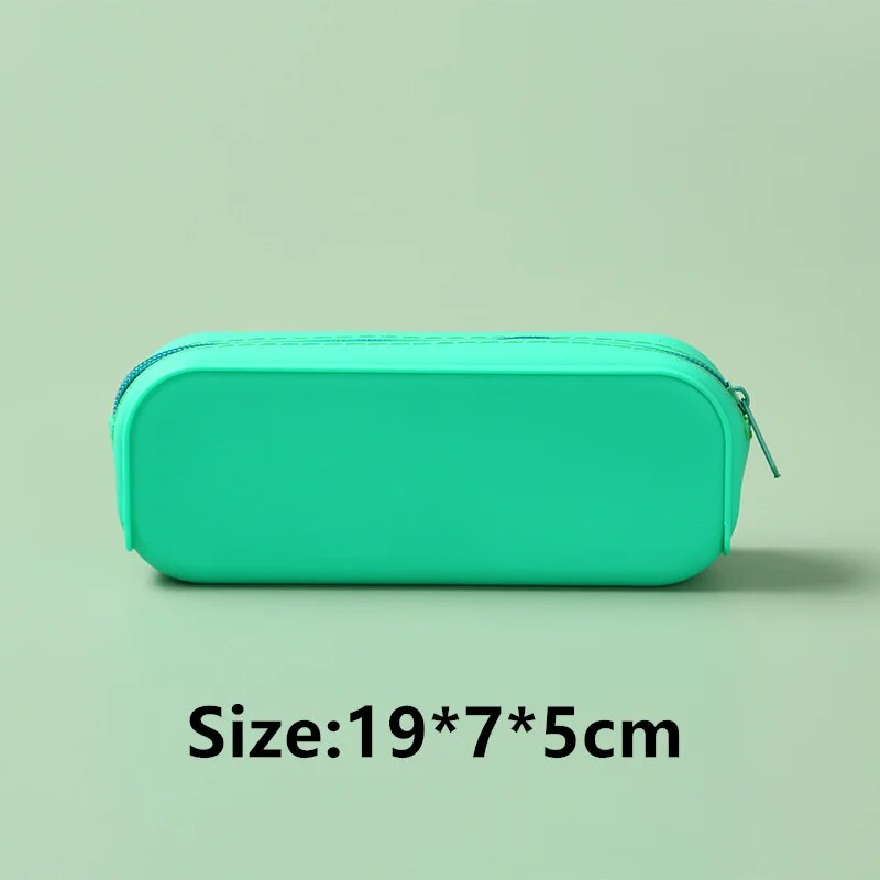 Pop Its Pencil Case Kawaii Stationery Silicone Pencil Pouch Pen Case Trousse School Supplies Pencilcase Reduce Stress Interestin ShopOnlyDeal