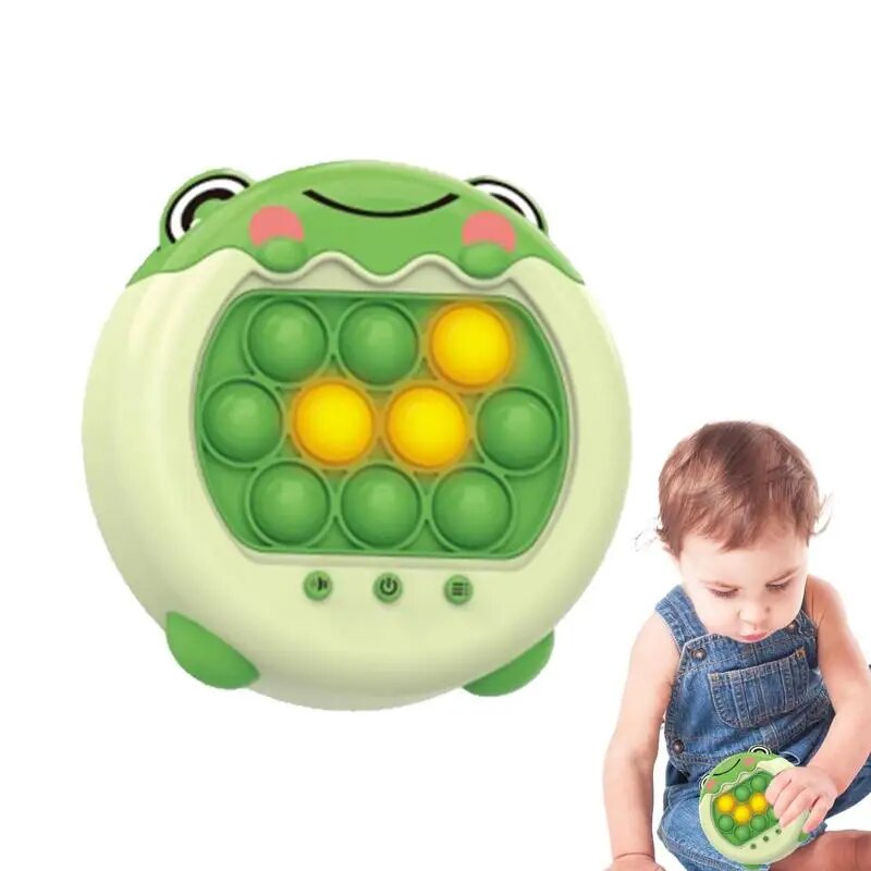 Quick Push Game Electronic Pop Quick Push Bubbles Game Handheld Console Press Fidget Toys Multifunctional Montessori Toys ShopOnlyDeal