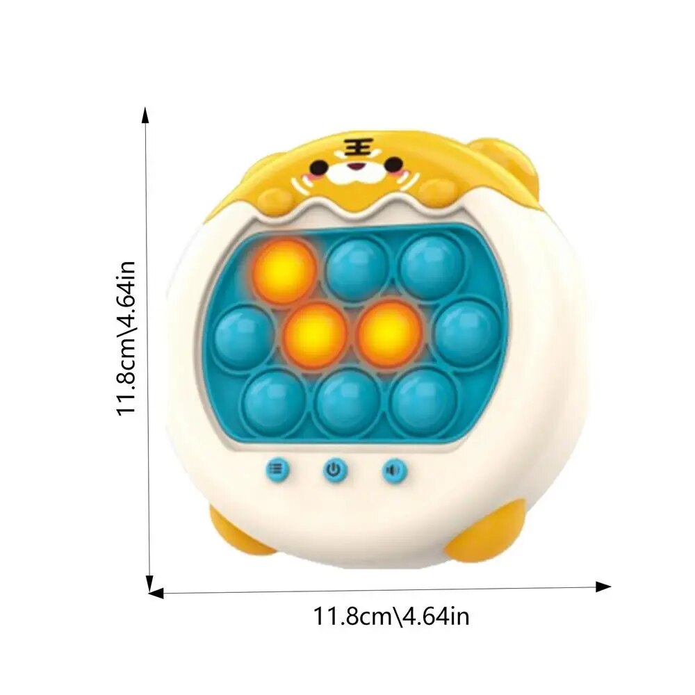 Quick Push Game Electronic Pop Quick Push Bubbles Game Handheld Console Press Fidget Toys Multifunctional Montessori Toys ShopOnlyDeal