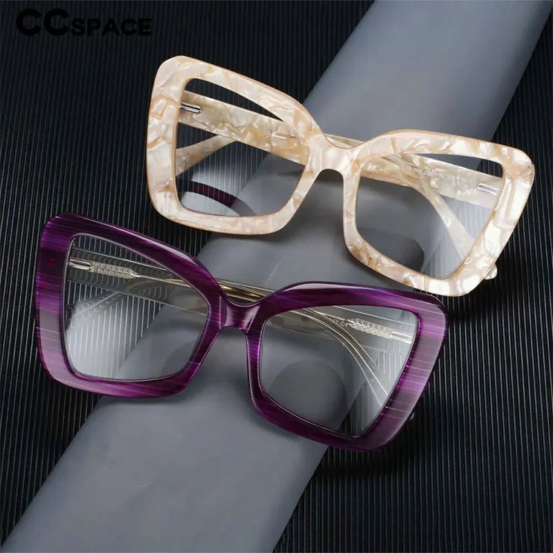 Trendy Oversized Frame Reading Glasses Dioptric +1.00 +2.00 + 3.00 Ladies Big Size Butterfly Presbyopia Eyeglasses ShopOnlyDeal