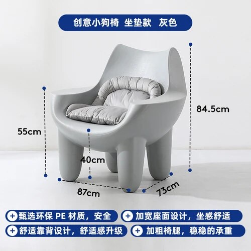 Luxury Relax Armchair Living Room Free Shipping Chair Nordic Gamer Dressing Luxury Kitchen Chaise Designer Lounge Home Furniture BL ShopOnlyDeal