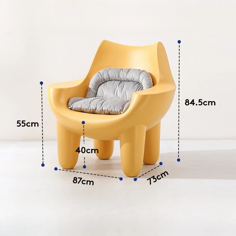 Luxury Relax Armchair Living Room Free Shipping Chair Nordic Gamer Dressing Luxury Kitchen Chaise Designer Lounge Home Furniture BL ShopOnlyDeal