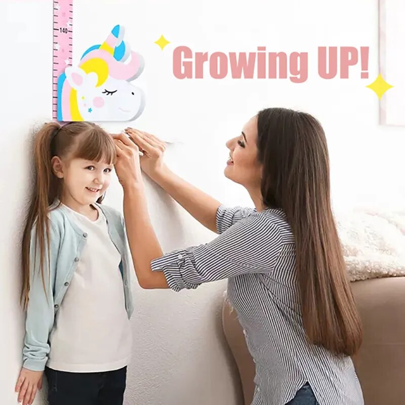 Removable 3d Three-dimensional Cartoon Height Stickers Self-adhesive Children's Magnetic Suction Baby Height Wall Stickers ShopOnlyDeal