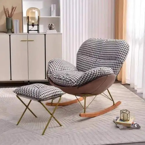 Luxury Unique Rocker chair, lazy person, leisure lounge chair, household light luxury snail rocking chair,  single person sofa chair ShopOnlyDeal
