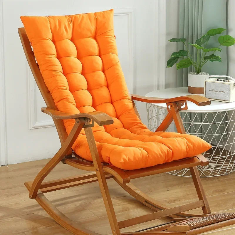 Rocking Chair Cushion Outdoor Garden Chair Cushion Non-Slip High-Backed  Chair Pads Washable Sun Lounger Cushion ShopOnlyDeal