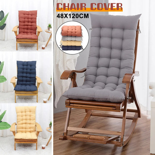 Rocking Chair Cushion Thick Long Seat Cushion Rattan Chair Sofa Cushion Garden Chair Cushion Tatami Mat Recliner Cushion Shinygarden Store