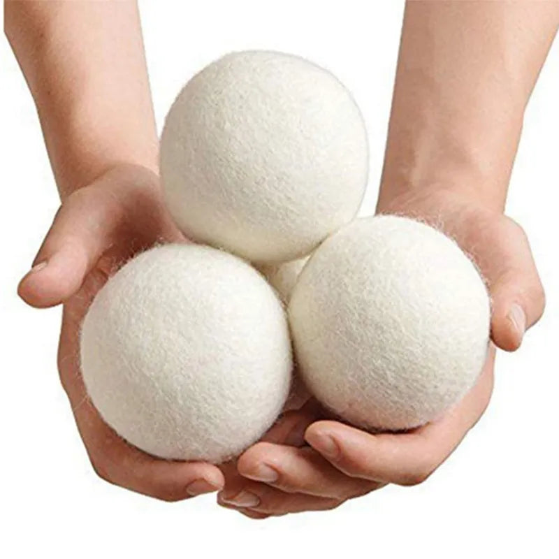 Nature Wool Dryer Balls Fabric Softener Ball for Sensitive Skin Reusable Softener Laundry Ball Home Washing Machine Accessories ShopOnlyDeal