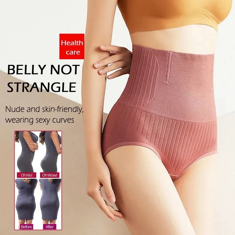 Belly Slimming Panties Waist Trainer Body Shaper Women Tummy Control Underwear Butt Lifter Pants Postpartum High Waist Shapewear ShopOnlyDeal