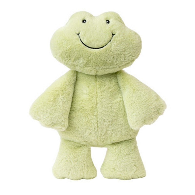 Green Frog Plush Toy 40cm Build A Bear Soft Stuffed Doll Smile Frog Plushie Doll Toy High-Grade Kids Gift Room Decor ShopOnlyDeal