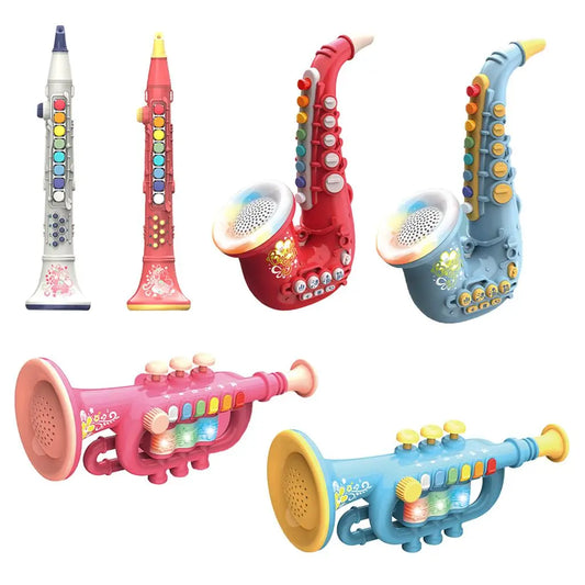 Children's Early Education Simulation Instruments | Electric Music Toy | Early Education Saxophone/Trumpet/Clarinet ShopOnlyDeal