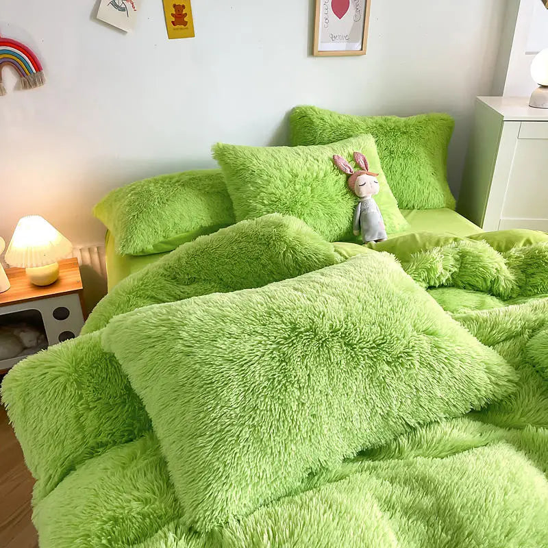 Long Shaggy Throw Blanket Bedding Sheet Large Size Warm Soft Thick Fluffy Sofa Sherpa Blankets Pillowcase Comforter Cover ShopOnlyDeal