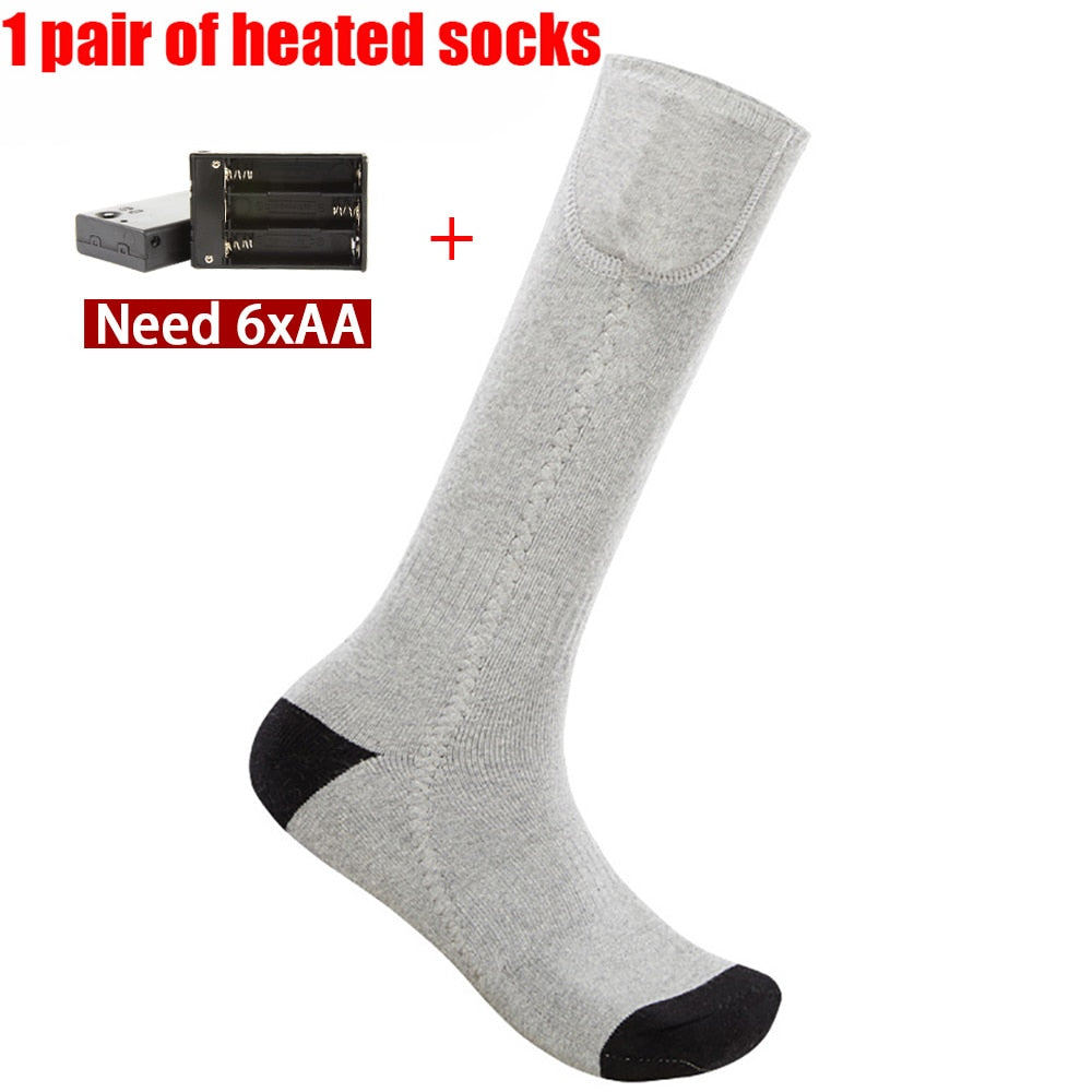 Electric Socks Rechargeable Electrically Heated Warm Hiking  Hunting Three-Speed Temperature Control Comfortable Winter Outdoor Sports ShopOnlyDeal