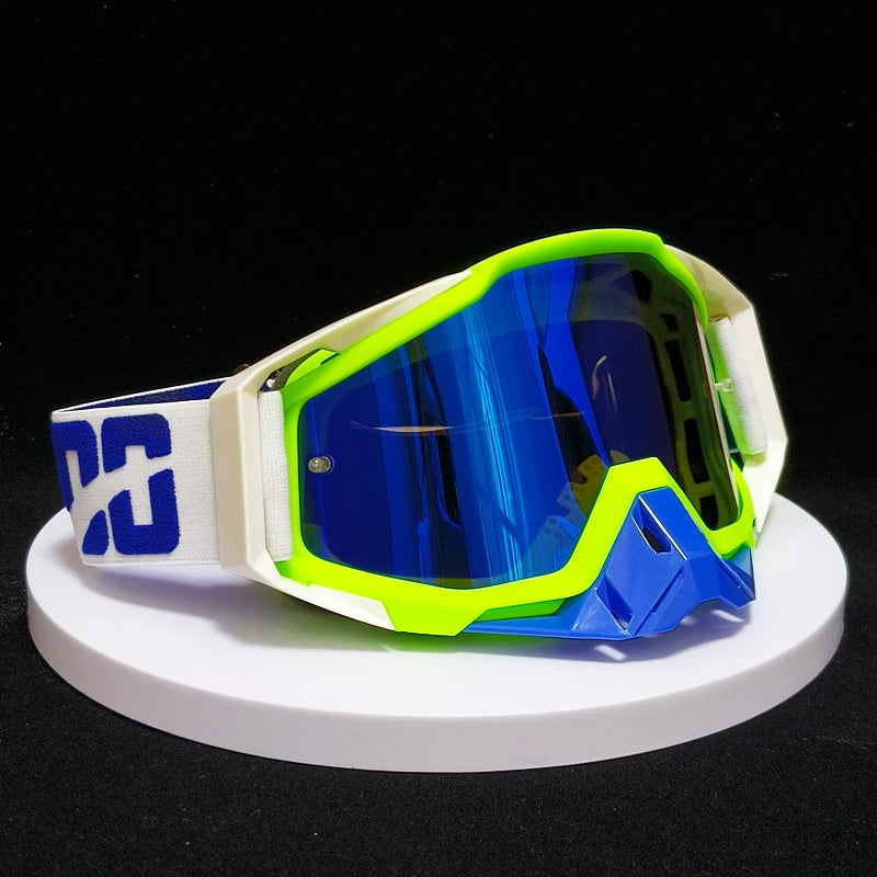 New Men's Motocross Goggles | Anti-Fog Enduro Motorcycle Glasses | Dirt Bike MX MTB Riding Sunglasses with HD Mirrored Lens ShopOnlyDeal