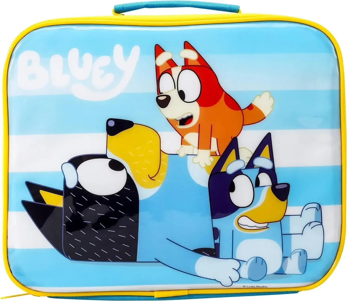 Bluey Dog Backpack Blue Plush Simple Oxford Cloth Schoolbag Pocket Early Education Bingo Dog Schoolbag Children Christmas Gift ShopOnlyDeal