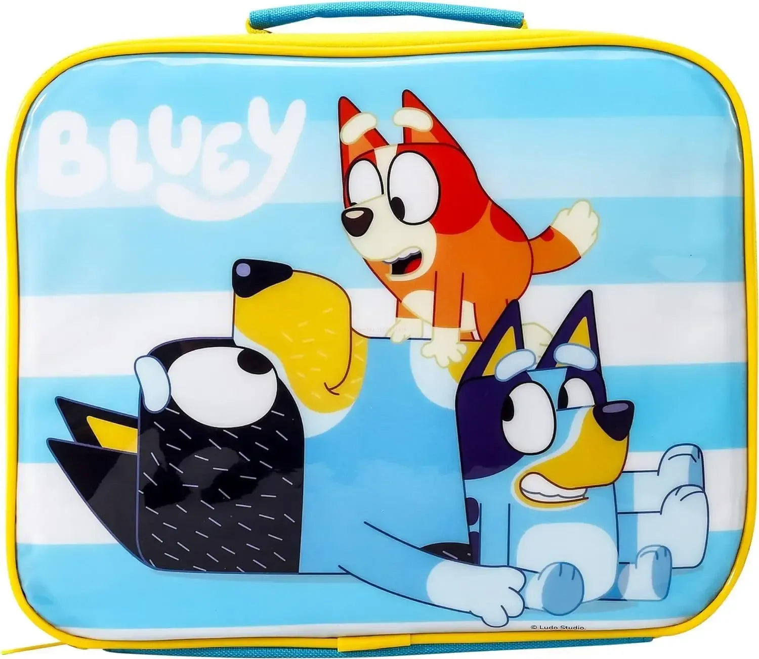 Bluey Dog Backpack Blue Plush Simple Oxford Cloth Schoolbag Pocket Early Education Bingo Dog Schoolbag Children Christmas Gift ShopOnlyDeal