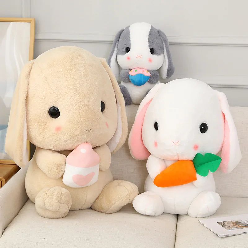 Cute Stuffed Rabbit Plush Soft Cushion Bunny Kid Pillow Doll Birthday Gifts For Children Baby Accompany Sleep Toys Gifts Toys ShopOnlyDeal