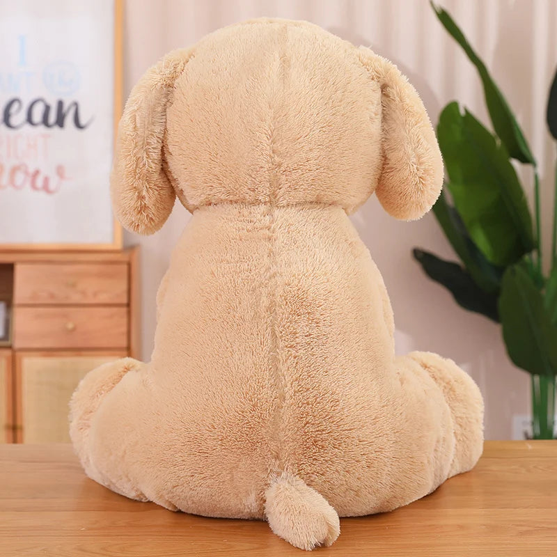 Big 60cm Lovely Golden Retriever Dog Plush Toys Kawaii Labrador Dog Dolls Stuffed Soft Animal Dolls Home Decor Gift For Children ShopOnlyDeal