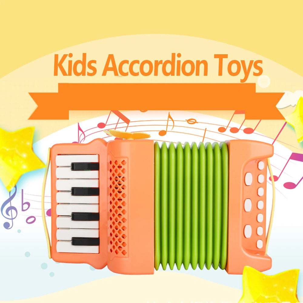 Accordion Toy for Kids | 10 Keys 8 Bass | Musical Instrument Educational Toy | Gifts for Toddlers, Beginners, Boys & Girls ShopOnlyDeal