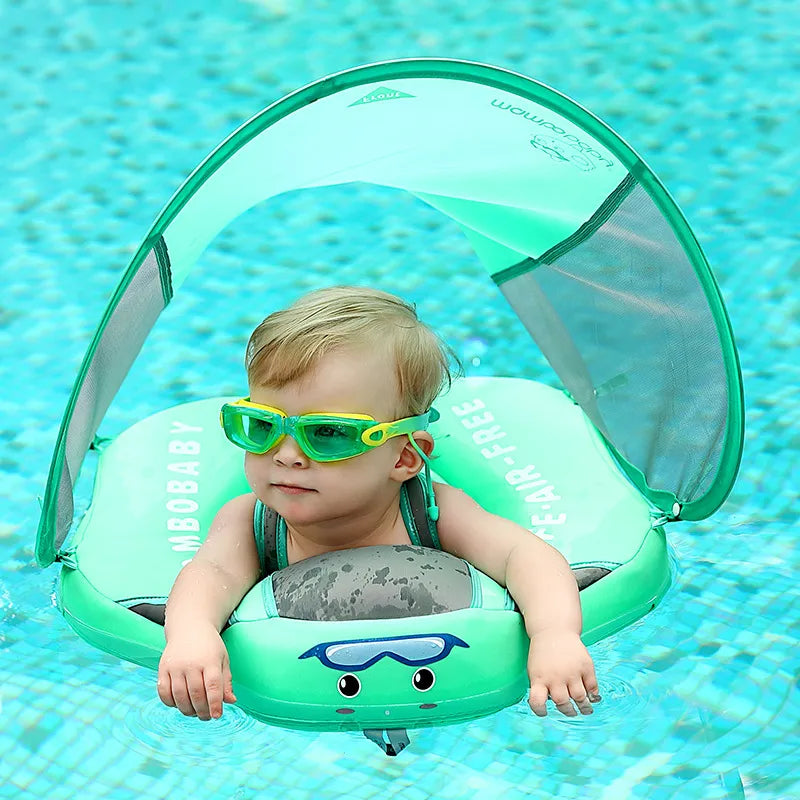 Mambobaby New Non-Inflatable Baby Swimming Float Seat Float Baby Swimming Ring Pool Toys Fun Accessories Boys Girls General ShopOnlyDeal